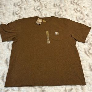 Brown original fit Carhartt T-shirt